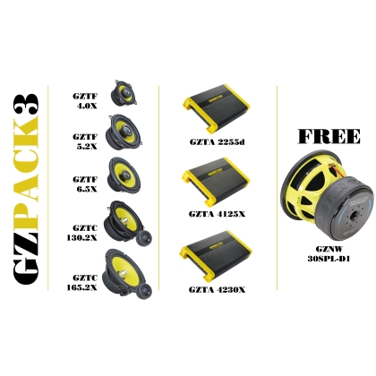 GroundZero GZ Pack 3